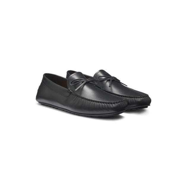 Boss Bow-trim Driver Moccasins Black US 12 2