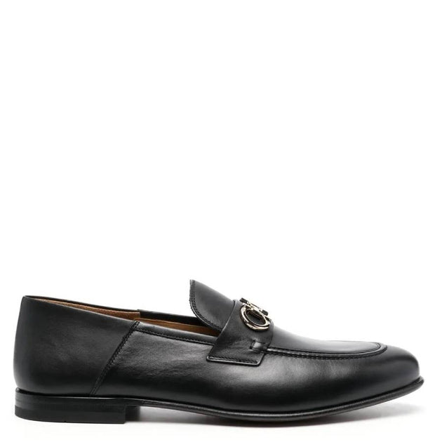 Ferragamo Gancini Ornament Calfskin Mule Loafers for $494.92 at ShopSimon