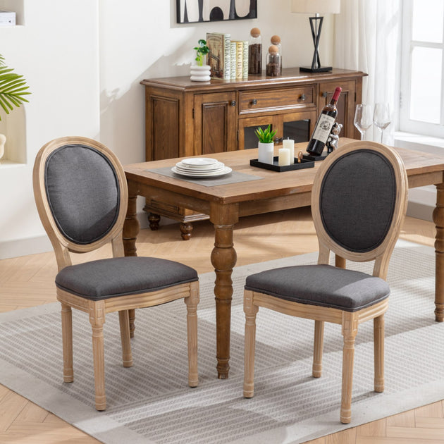 GOODSILO French Style Dining Chair Brown 3