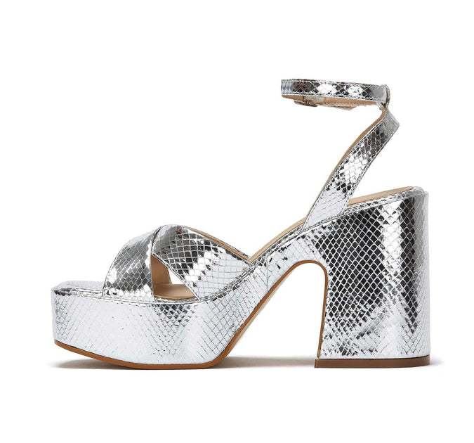 Andrea Platform Sandals Silver US 5 4