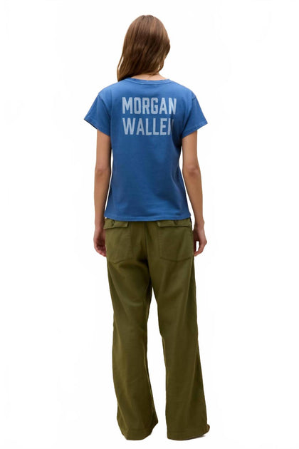 DAYDREAMER Morgan Wallen Somebodys Problem T-Shirt Blue Medium 3