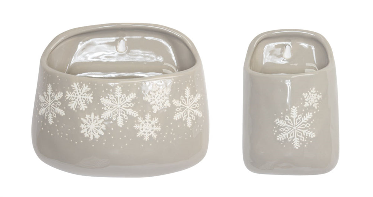 Hivvago Wall Pocket Planter Grey Set of 2 2