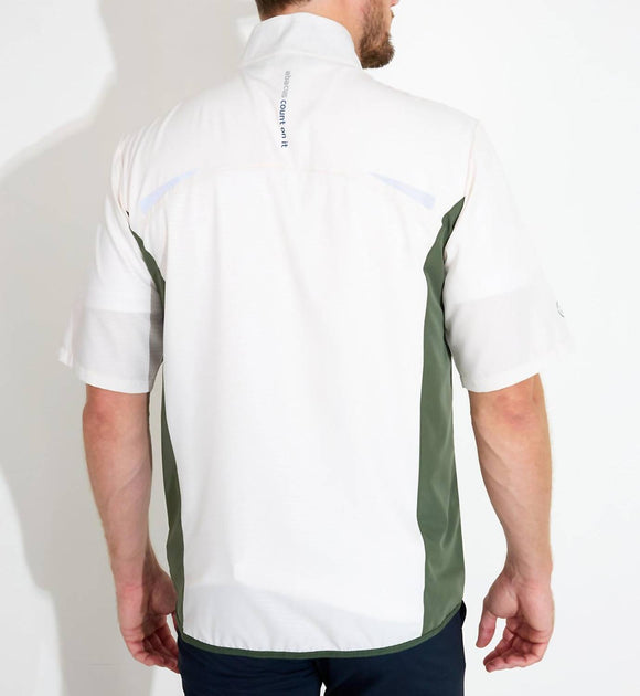 Abacus Sportswear Lanark Stretch Wind Shirt White Medium 5