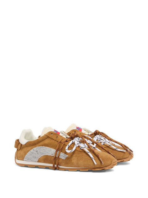 Dsquared2 Maple Leaf Lace-Up Sneakers Brown EU 42 3