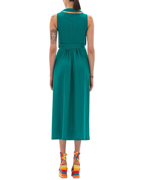 BGL Linen-Blend Dress Blue US 2 3