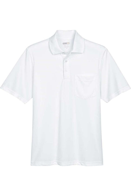 CORE365 Origin Performance Piqu Polo White Small 2