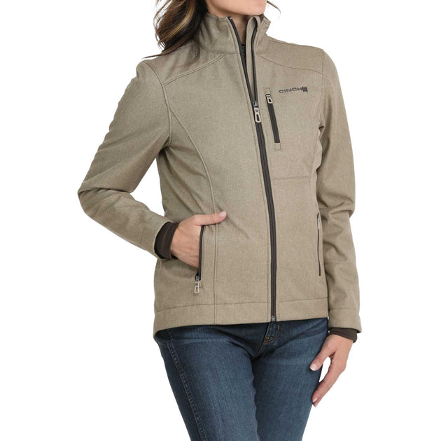 CINCH Women's Conceal Carry Bonded Jacket Grey Large 2