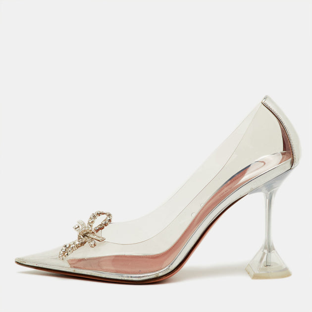 Amina Muaddi Rosie Pumps White EU 40.5 2