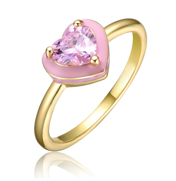 GigiGirl Teens Stacking Ring Pink US 6 2
