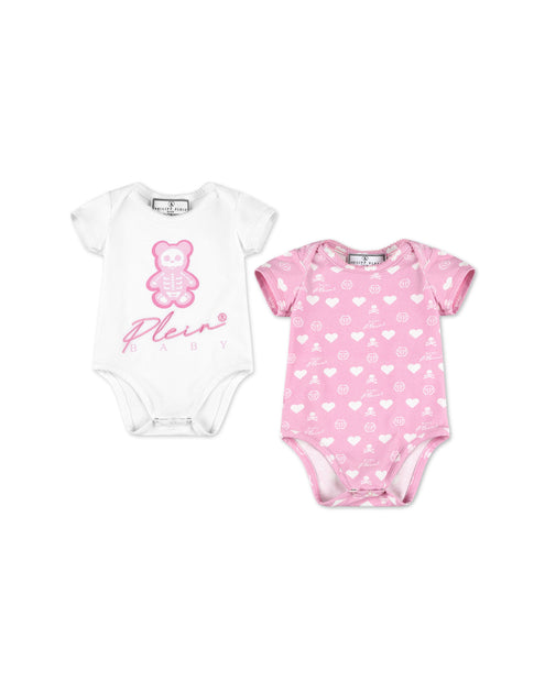 Philipp Plein Bodysuits Set White 0-3 Months 2