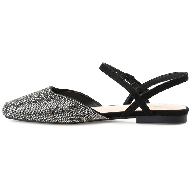 Journee Collection Nysha Flat Silver US 7 3