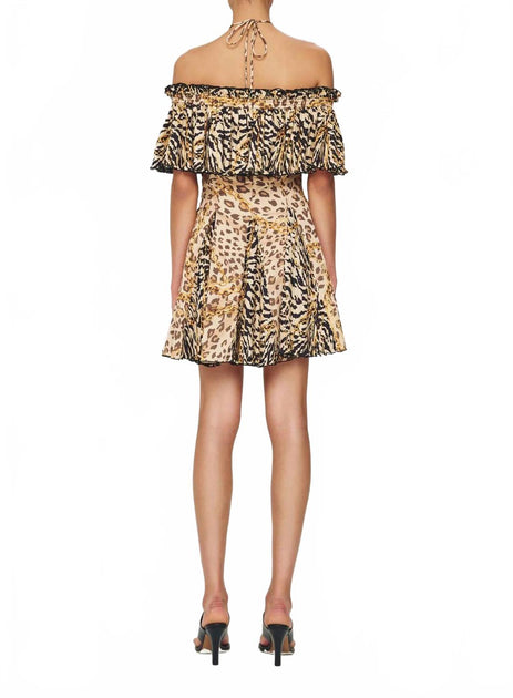 RONNY KOBO Esmi Mini Dress In Beige | ShopSimon RONNY KOBO Esmi Mini Dress In Beige | ShopSimon