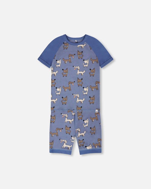 Deux par Deux Two-Piece Pyjama Set Blue US 5T 2