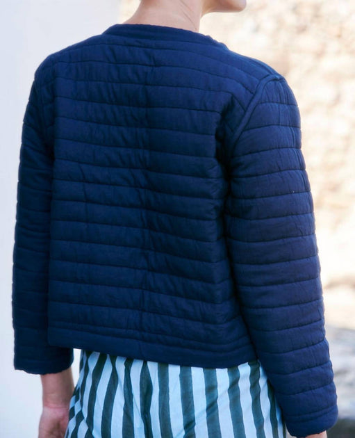 ジャケット・アウター SZ Blockprints QUILTED VEST POPPY SZ Blockprints Poppy Jacket In Ditsy Print | ShopSimon