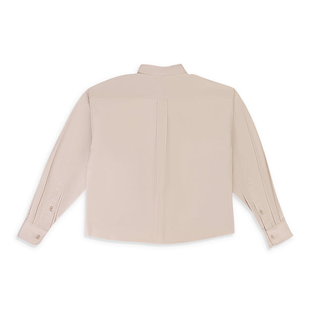 Fung Lan and Co. Tie Shirt Tan Jacket Beige Medium 2