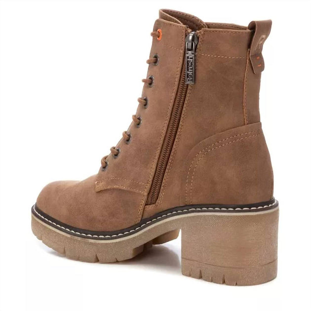 Xti 44638 Lace-Up Booties Brown US 7 5