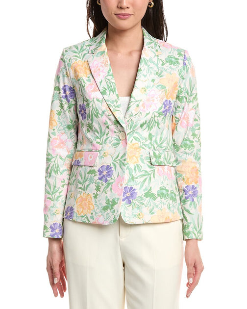 Tahari ASL Petite Blazer Beige US 8 2