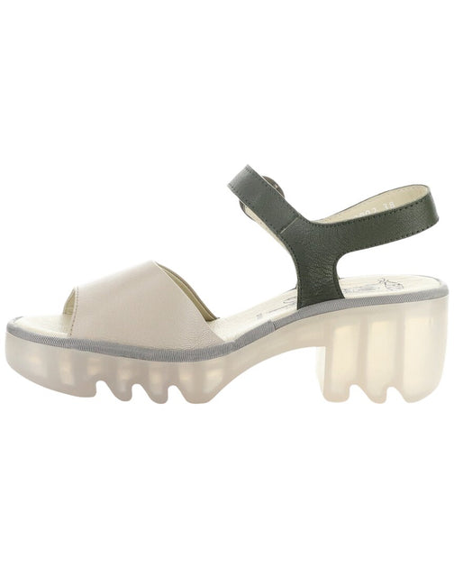 Fly London Tull Sandal White/Green EU 41 3