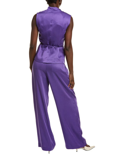 BGL Vest Pant Set Purple US 2 3