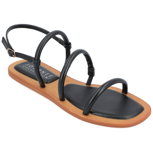 Journee Collection Karrio Sandals Gold US 8 2
