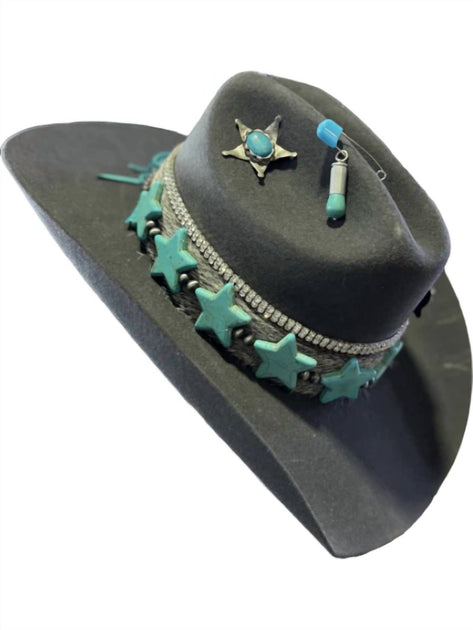 Art By Amy Labbe Damen Fedora Hut Schwarz Einheitsgröße 2