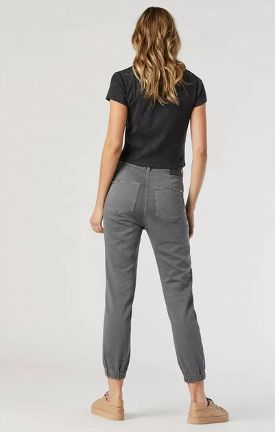 Mavi Anna High Rise Slim Jogger Gris 4