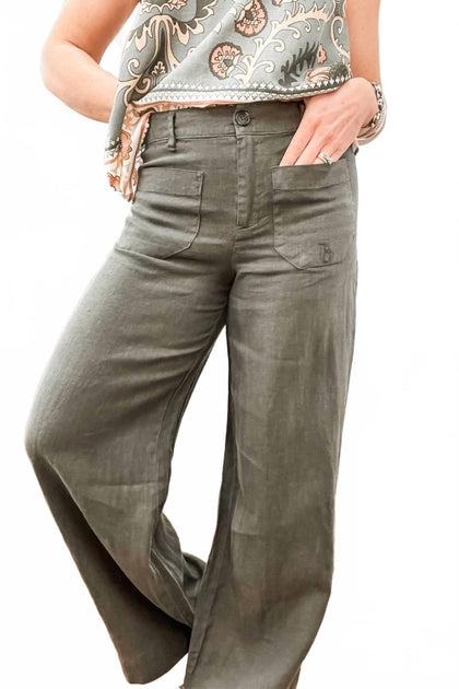  Sanctuary Linen Marine Wide Leg Pant Multi 24 2