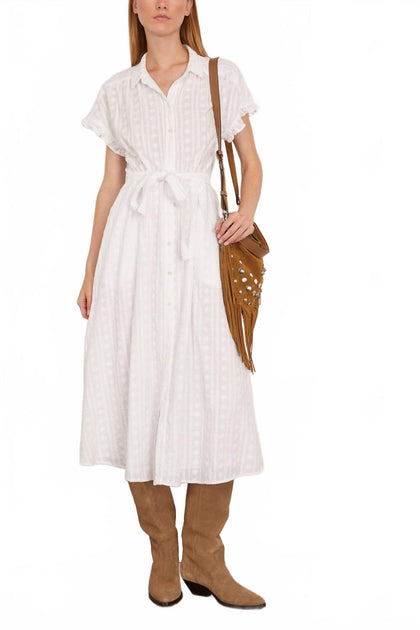 Xirena Naya Midi Dress White Large 2