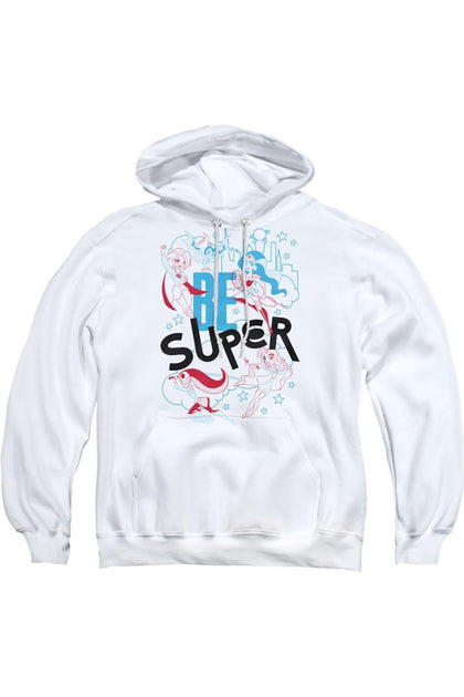 Gildan DC Comics Superhero Girls Hoodie White Small 2