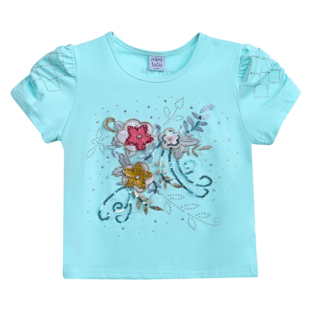 Mimi Tutu T-Shirt Blue US 6 2