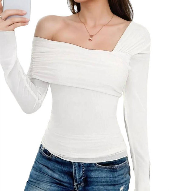 Miss Sparkling Pamela Top Blanc Small 4