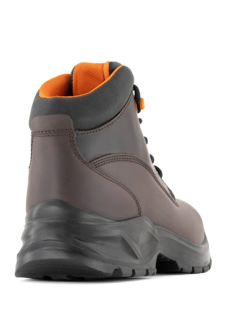 Ferrato Work Leather Boots Brown US 12 3