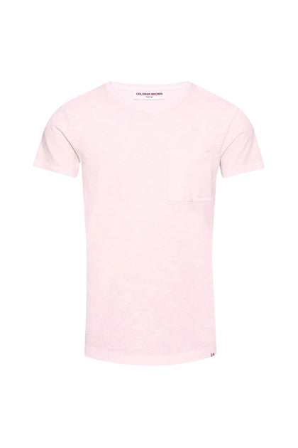 Orlebar Brown Linen T-Shirt Pink XXL 2