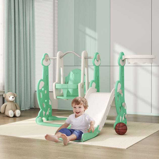 Hivvago 4-in-1 Kids Playset Multicolor 4