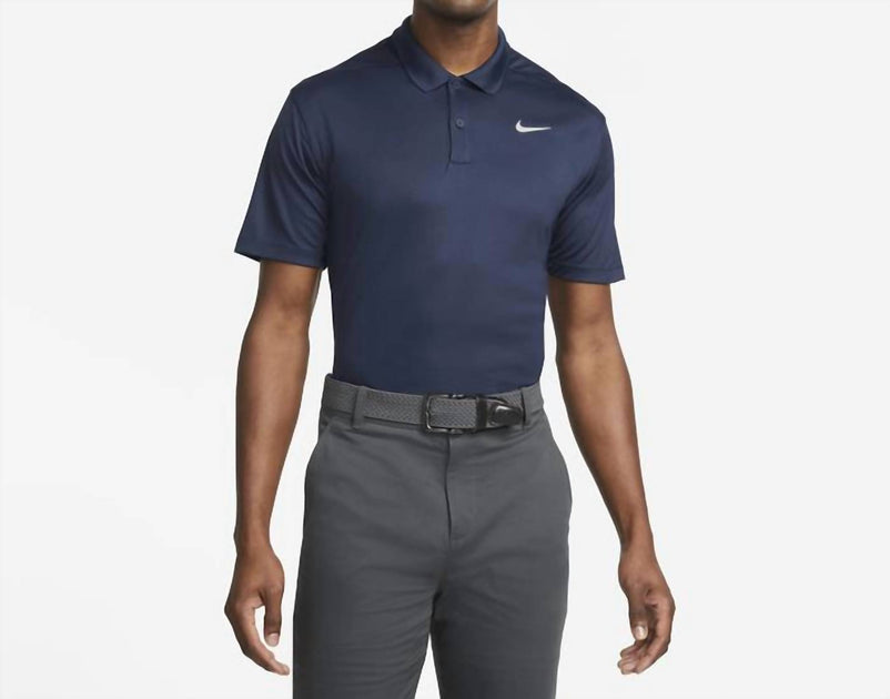Nike Men's Golf Polo Shirt Blue Medium 2