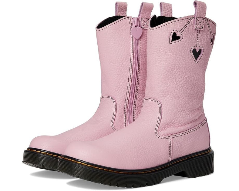 Dr. Martens Bex Heart Boot Pink Leather US 4 2
