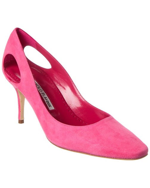 Manolo Blahnik Toplaca 70 Pump Blue EU 40 2