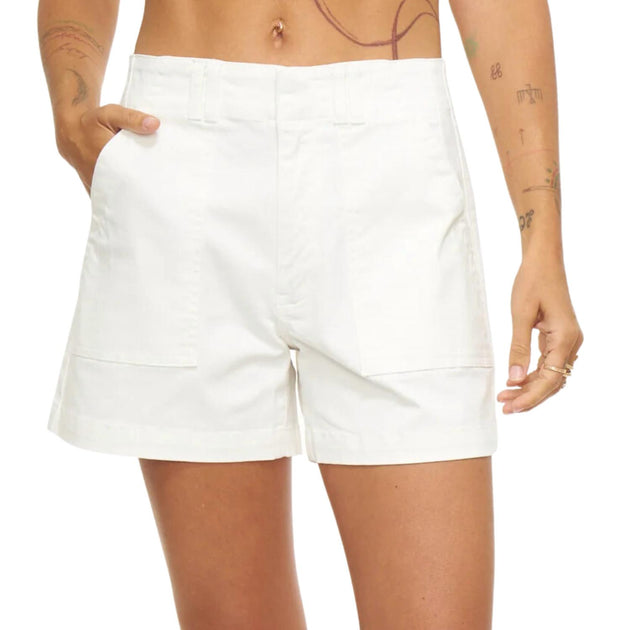 Pistola Marissa High Rise Utility Short White 32 2