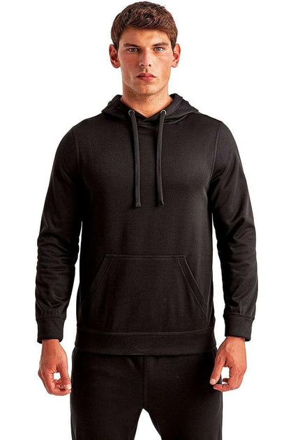 TriDri Spun Dyed Hooded Sweatshirt Black Medium 2