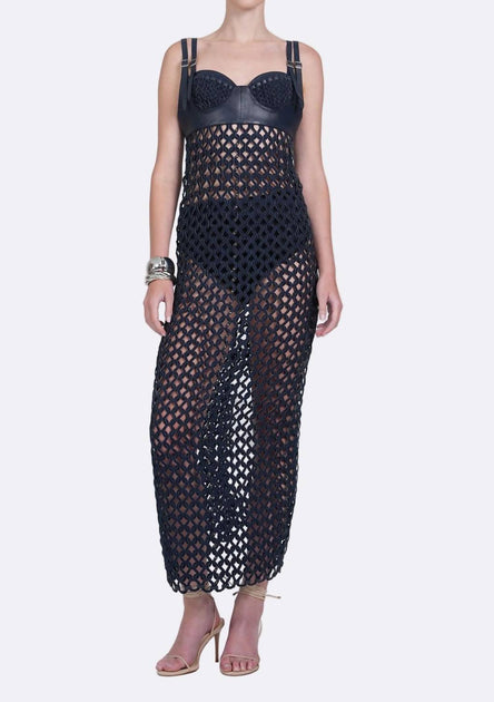 NONCHALANTLABEL Mariah Maxi Dress Black Medium 2