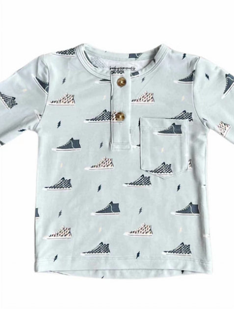 Babysprouts Henley Tee Grey 6-12 Months 3