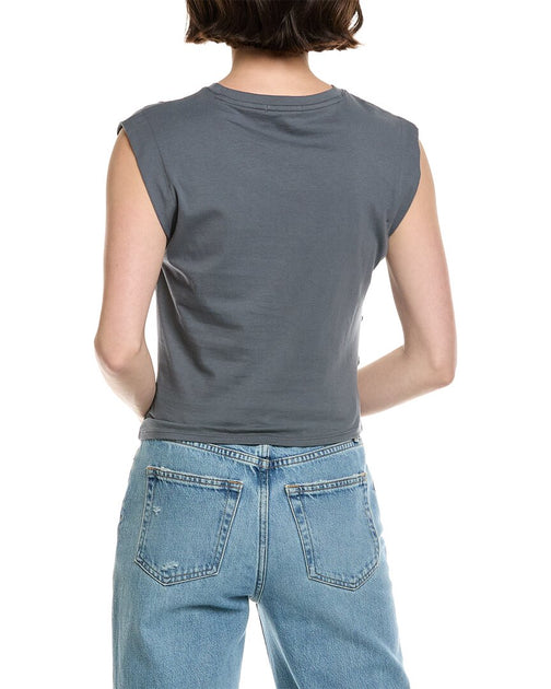 rag & bone Mia Cropped Tank Grey Large 3
