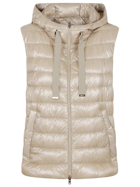 Herno Padded Vest With Quilted Design | ShopSimon