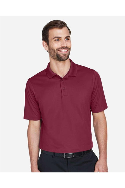 Devon & Jones CrownLux Performance Plaited Polo Pink XLarge 4