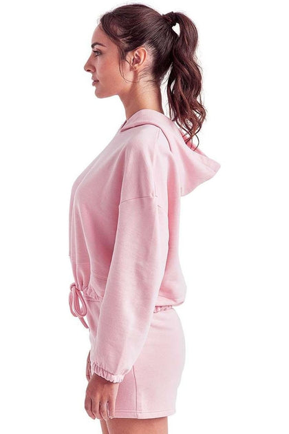 TriDri Maria Cropped Hoodie Pink Small/Medium 3