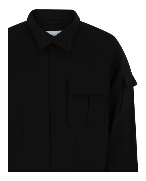 Ferragamo Cropped Bomberjacke Schwarz EU 56 4