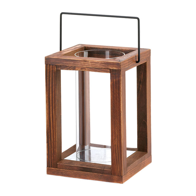 Actifo Candle Lantern Brown 9in 3