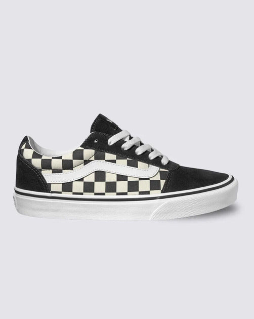 Vans Ward VA3IUN5GX Sneakers Black White Checkered Canvas US 5-6 3