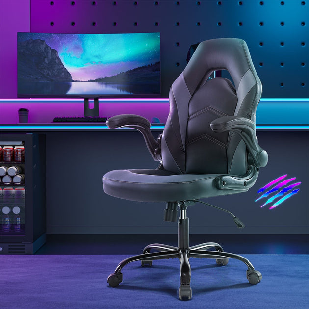 AGAHOME Ergonomic Racing Chair Black 7