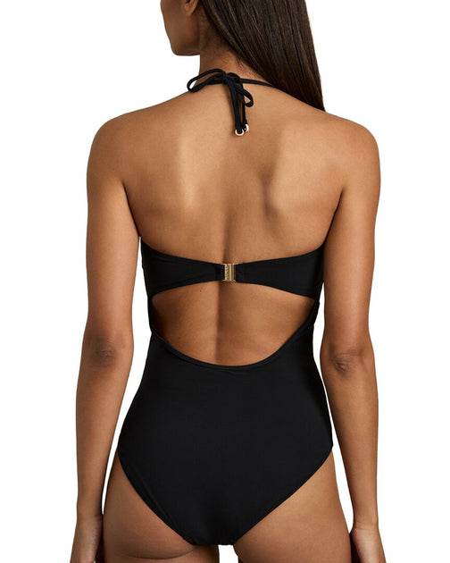 Reiss Luna Underwire Bandeau Top Black UK 8 3